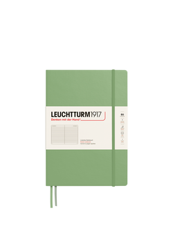 LEUCHTTURM1917 B5 Ruled Hardcover Notebook, Green, Green