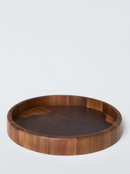John Lewis Serving Tray FSC-Certified (Acacia Wood), Brown, Brown Multi