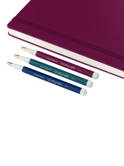 LEUCHTTURM1917 Drehgriffel Nr. 1 Rollerball Gel Pen, Blue - view 2, Blue
