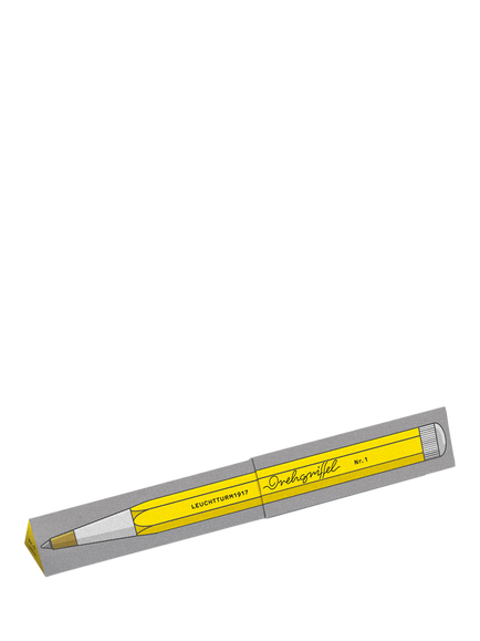 LEUCHTTURM1917 Drehgriffel Nr. 1 Rollerball Gel Pen, Yellow - view 2, Yellow