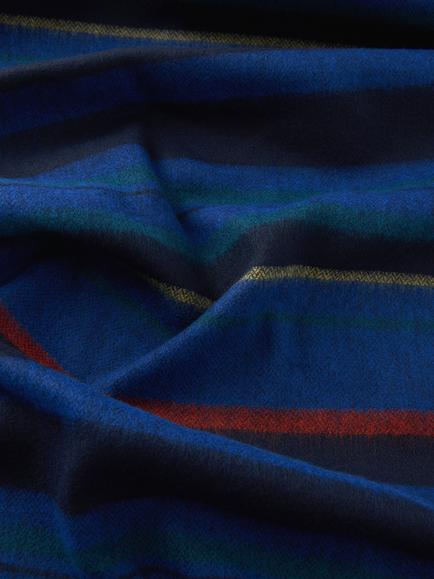 John Lewis Herringbone Stripe Scarf, Multi - view 2, Multi