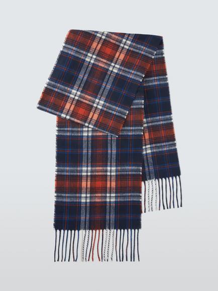 John Lewis Recycled Check Scarf, Multi, Multi