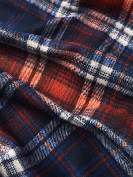 John Lewis Recycled Check Scarf, Multi - view 2, Multi