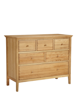 John Lewis OUTLET Essence 6 Drawer Chest, Like New, Oak, Oak