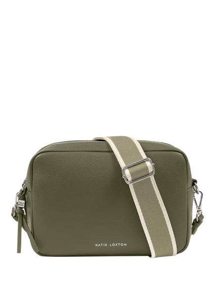 Katie Loxton Lottie Large Crossbody Bag, Khaki, Khaki