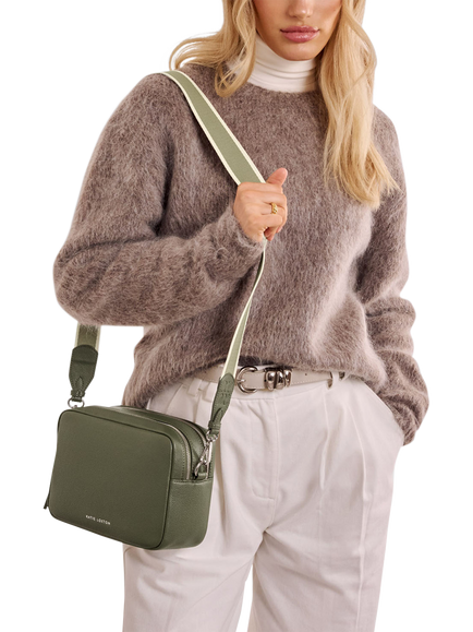Katie Loxton Lottie Large Crossbody Bag, Khaki - view 2, Khaki