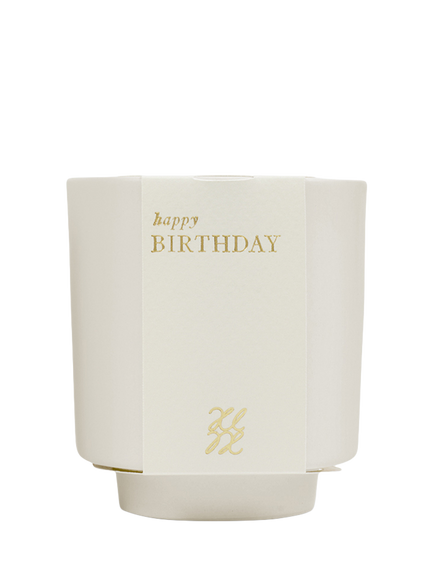 Katie Loxton Happy Birthday Ceramic Sentiment Candle, 444g, Multi