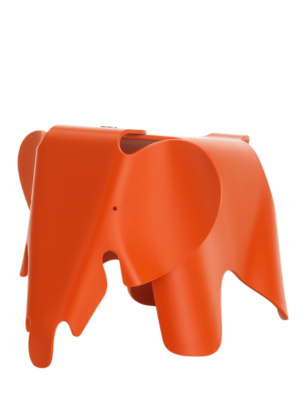 Vitra Eames Elephant Small Ornament, Red Orange, Red Orange