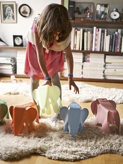 Vitra Eames Elephant Small Ornament, Red Orange - view 2, Red Orange