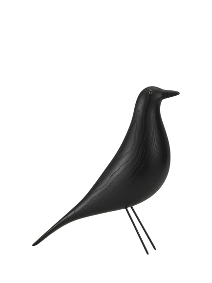 Vitra Eames House Wood Bird Ornament, Black Ash, Ash Balck