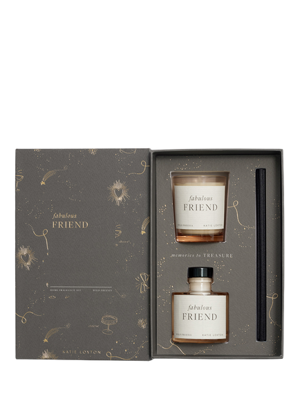 Katie Loxton Fab Friend Mini Candle and Fragrance Home Gift Set - view 2, Multi