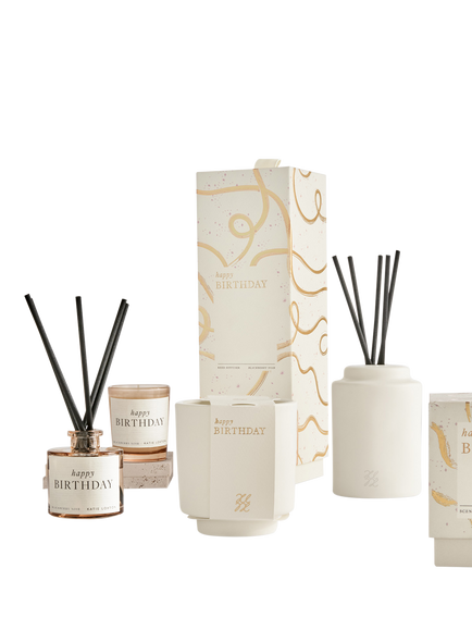 Katie Loxton Happy Birthday Mini Candle and Fragrance Home Gift Set - view 2, Multi