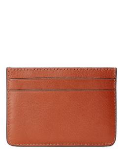 Lauren Ralph Lauren Leather Card Holder, Lauren Tan - view 2, Lauren Tan
