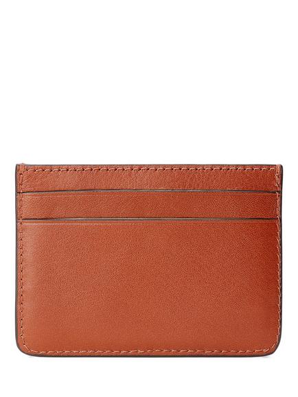 Lauren Ralph Lauren Leather Card Holder, Lauren Tan - view 2, Lauren Tan