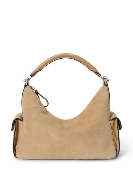 Lauren Ralph Lauren Small Blaike Shoulder Bag, Light Beige, Light Beige
