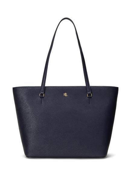 Lauren Ralph Lauren Medium Karly Tote Bag, Refined Navy