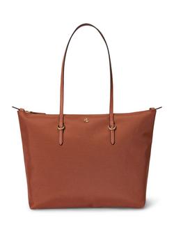 Lauren Ralph Lauren Keaton 26 Medium Tote Bag, Red Terracotta