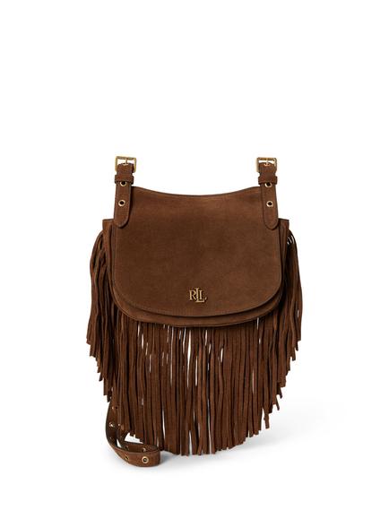 Lauren Ralph Lauren Marcy Medium Crossbody Bag, Light Tobacco