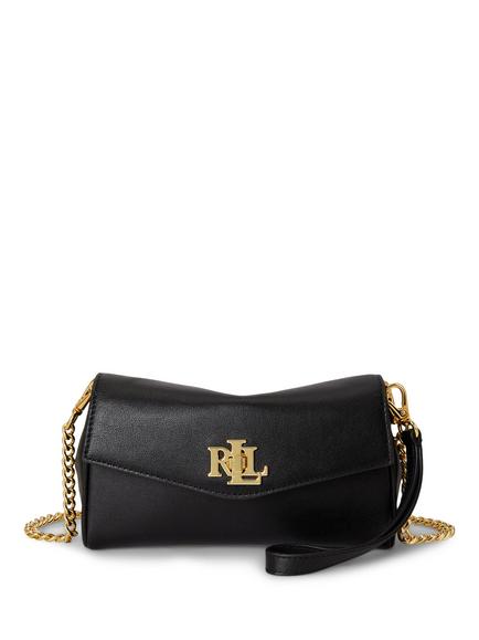 Lauren Ralph Lauren Tanner Crossbody Wallet, Lauren Tan, Black