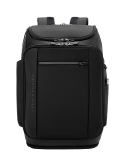 Briggs & Riley U-Zip Travel Backpack, 32.5L, Black, Black