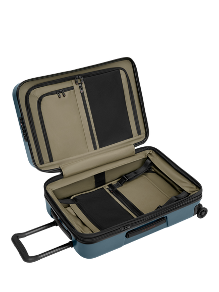 Briggs & Riley ZDX Essential 56cm Expandable Carry-On Spinner Suitcase, Ocean - view 2, Ocean