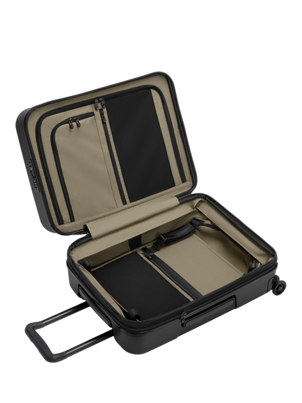 Briggs & Riley Global Hard-Side 53cm Carry-On Spinner Suitcase, 57L, Black - view 2, Black
