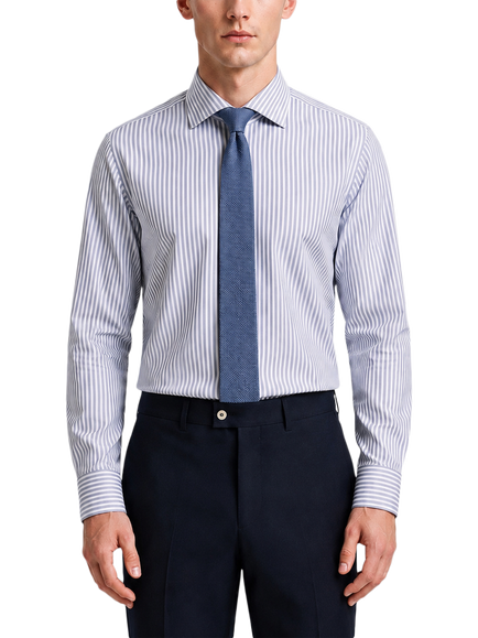 Richard James London Knitted Silk Tie - view 2, Aqua