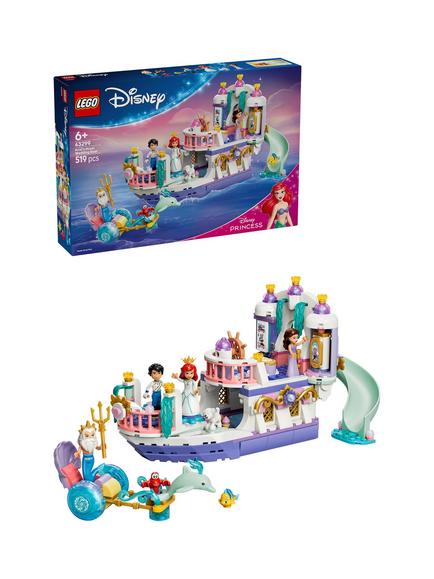 LEGO Disney 43299 Ariel's Royal Wedding Boat, Multi