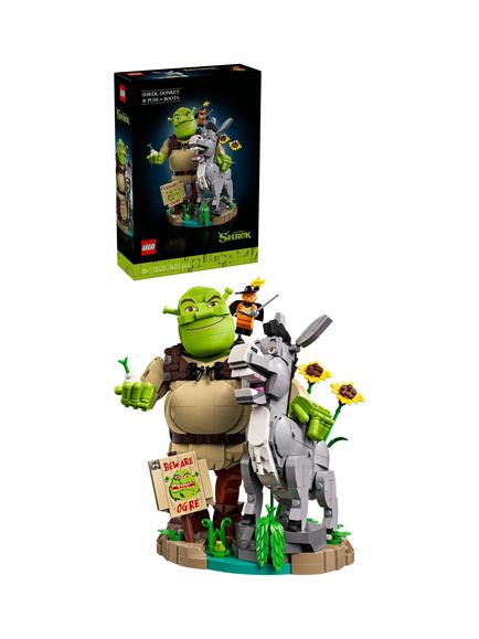 LEGO 72423 Dreamworks Shrek, Donkey & Puss in Boots, Multi