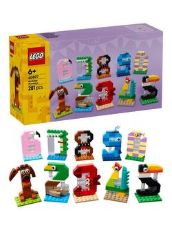 LEGO Seasons and Occasions 40807 Animal Birthday Numbers, Multi