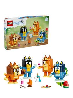 LEGO Bluey 11217 Brick-Built Bluey Family Building Toy, Multi
