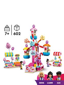LEGO Friends 42700 Candy & Cupcake Ferris Wheel Building Toy - view 2, Multi