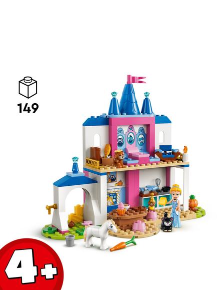 LEGO Disney 43283 Cinderella Animal Friends Castle Building Toy - view 2, Multi