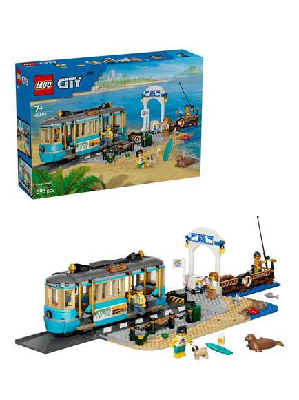 LEGO City 60506 Classic Beach Streetcar Building Toy, Multi
