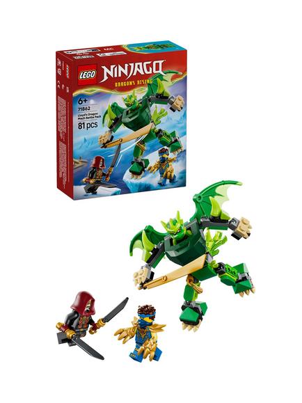 LEGO Ninjago 71862 Lloyd's Dragon Mech Battle Pack Building Toy, Multi