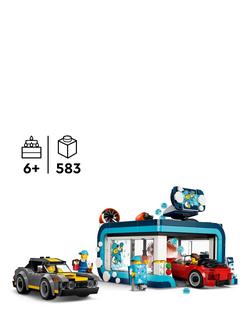 LEGO City 60497 Drive-Through Car Wash Building Kit - view 2, Multi