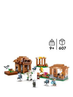 LEGO Minecraft 21596 The Evoker Village Attack Set - view 2, Multi