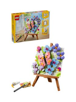 LEGO Creator 31390 Floral Art Decor Painting Building Set, Multi