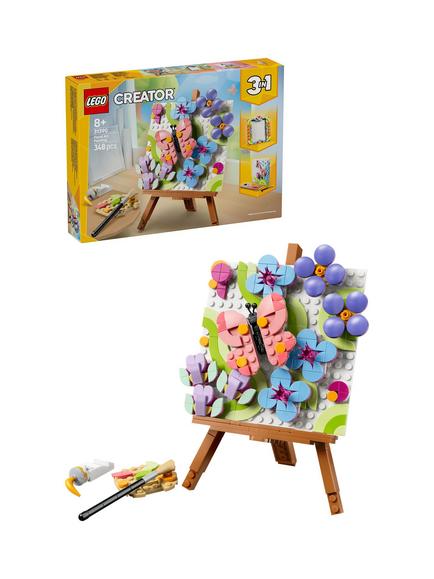 LEGO Creator 31390 Floral Art Decor Painting Building Set, Multi