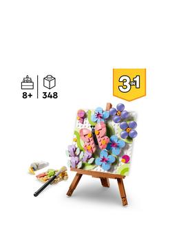 LEGO Creator 31390 Floral Art Decor Painting Building Set - view 2, Multi