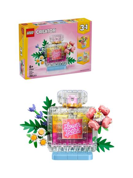 LEGO Creator 31383 Floral Decor Perfume Bottle Building Set, Multi
