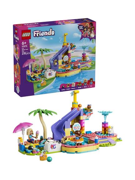 LEGO Friends 42676 Fun Water Park Day Building Set, Multi