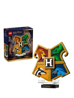 LEGO Harry Potter 76462 Hogwarts House Crest Building Toy, Multi