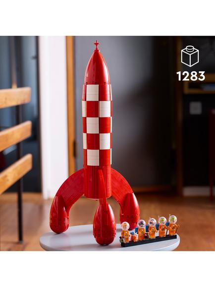 LEGO Ideas 21367 Tintin Moon Rocket Building Toy - view 2, Multi