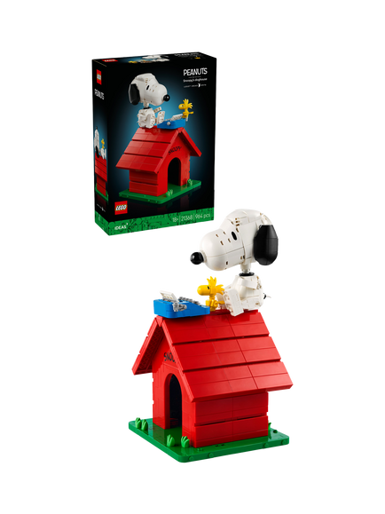 LEGO Ideas 21368 Peanuts Snoopy's Doghouse Building Toy, Multi