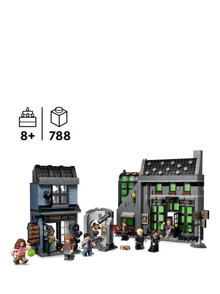 LEGO Harry Potter 76471 Knockturn Alley Wizarding Shops Building Set - view 2, Multi