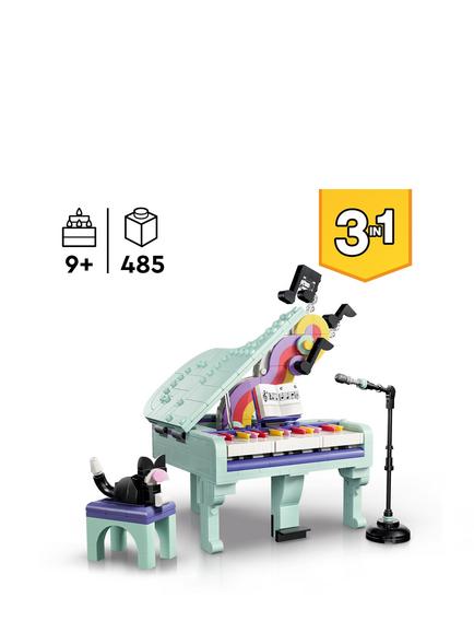 LEGO Creator 31392 Music Decor Piano with Cat Building Toy - view 2, Multi