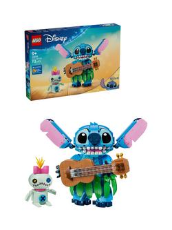 LEGO Disney 43296 Stitch & Scrump Building Toy, Multi