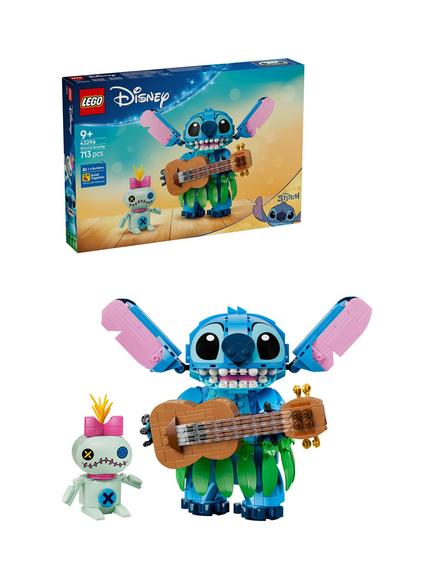 LEGO Disney 43296 Stitch & Scrump Building Toy, Multi