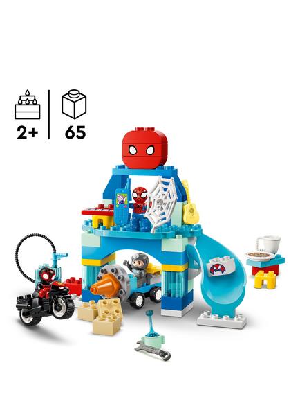 LEGO DUPLO 10464 Marvel Team Spidey Webquarters Building Toy - view 2, Multi